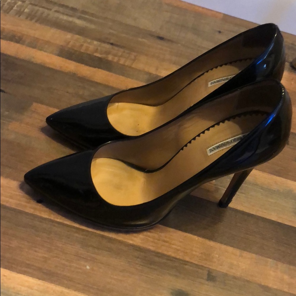 Emporio Armani black Heels size 37